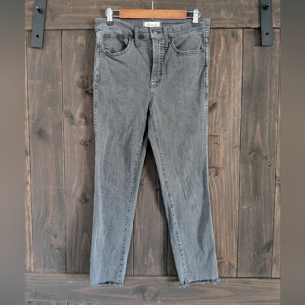 Madewell Stovepipe Jeans – Washed Black / CharcoalSize 28